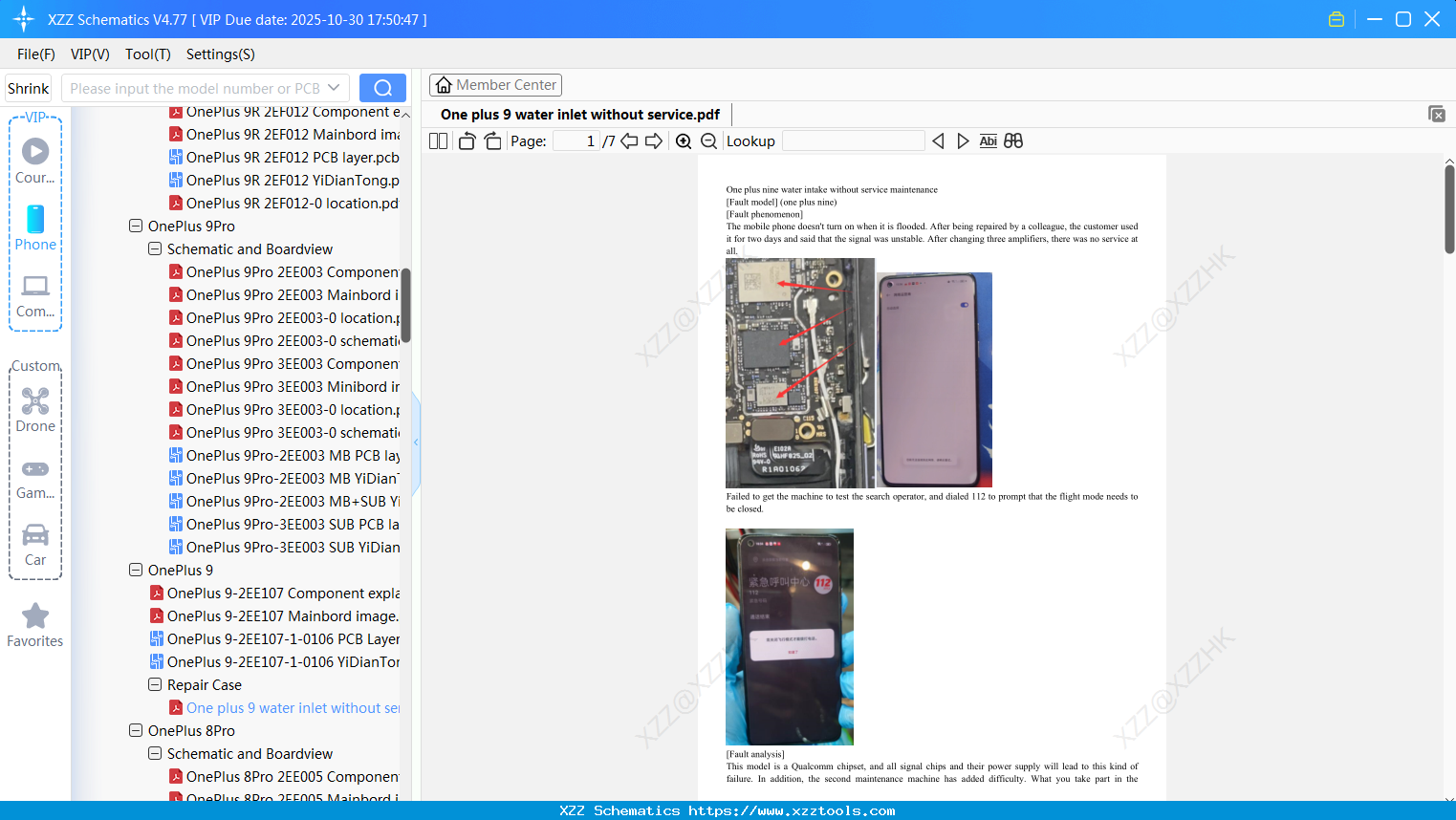 OnePlus One Plus 9 Water Inlet Without Service